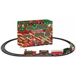 Set tren electric cu efecte de lumină și sunet