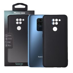 Husa HUSA SMARTPHONE Spacer pentru Xiaomi Redmi Note 9, grosime 1.5mm, material flexibil TPU, negru "SPPC-XI-RM-N9-TPU