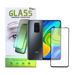 FOLIE STICLA Spacer pentru Xiaomi Redmi Note 9, grosime 0.3mm, acoperire totala ecran, strat special anti-ulei si anti-amprenta, Tempered Glass, sticla 9D, duritate 9H "SPPG-XI-RM-N9-TG