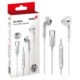 Casti HS-M365, in-Ear, Wired, Alb