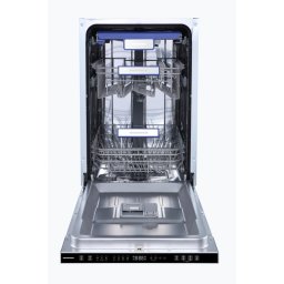 Masina de spalat vase HDW-BIM45710AD+++, 10 seturi, 7 programe, Clasa D, L 45 cm, Argintiu