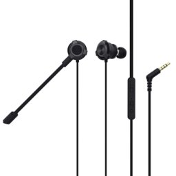 Casti cu microfon GXT 406 Pine 3.5 mm jack Negru