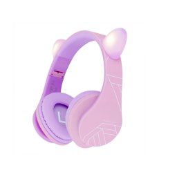 Audio pentru copii wireless LED lumini PowerLocus Pink/Violet