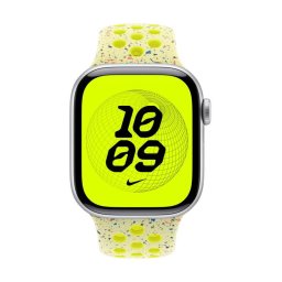 Curea Originală Apple Watch Nike Sport Band 42mm, Galben, Silicon, Mărime M/L – Compatibilă cu Apple Watch