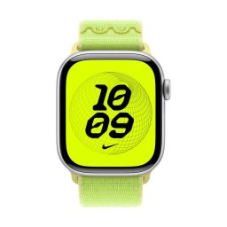 Curea Originală Apple Watch Nike Sport Loop 42mm, Galben, Silicon – Compatibilă cu Apple Watch
