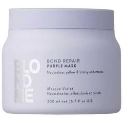 BlondMe Bond Repair Purple Mask - Neutralizing mask for blonde hair