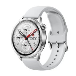 Smartwatch Watch S5 46mm Fluororubber Strap Argintiu