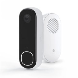 NETGEAR Arlo Essential (Gen.2) Video Doorbell 2K Security wireless kit - 1 Doorbell + 1 chime - White