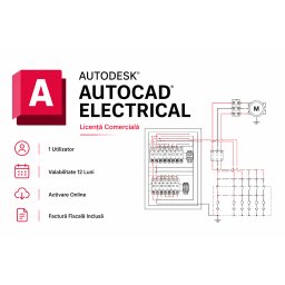 Autodesk AutoCAD Electrical , Licenta Comerciala pentru 1 Utilizator , Valabilitate 12 Luni