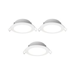 SET 3x corp de iluminat LED încastrat de exterior Aigostar LED/4,8W/230V 3000K IP65 alb