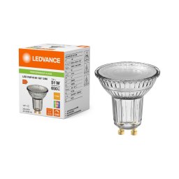 Bec LED spot PAR16 GU10, 7W, 230V, 2700K, 120°, CRI 90, dimmabil - Ledvance