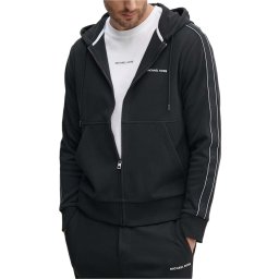 MICHAEL KORS Jachetă Logo Tape Fz Hood CT4524K5MF 001 black