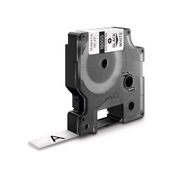 Tub termocontractabil DYMO Rhino ID1 12 mm alb pentru automatizari, panouri electrice si infrastructura industriala 18055