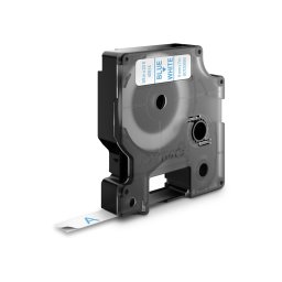 Banda DYMO LabelManager 9 mm albastru pe alb pentru laboratoare, documentatie tehnica si organizare profesionala S0720690