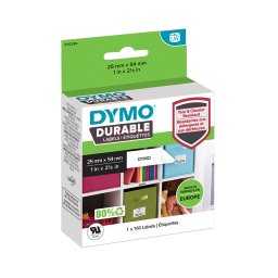 Etichete DYMO LabelWriter Durable 25 54 mm pentru laboratoare, rafturi, inventariere si identificare profesionala 2112283