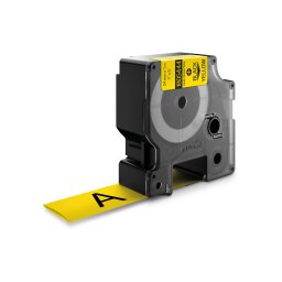 Tub termocontractabil DYMO Rhino ID1 24 mm galben pentru cabluri de putere, avertizare si infrastructura industriala 1805444