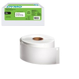 Set 6 role etichete DYMO LabelWriter albe 25 54 mm pentru adrese de retur, corespondenta si identificare 2177564