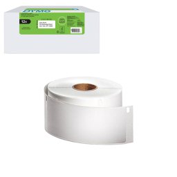 Set 12 role etichete DYMO LabelWriter albe 25 54 mm pentru adrese de retur, corespondenta si identificare 2177563
