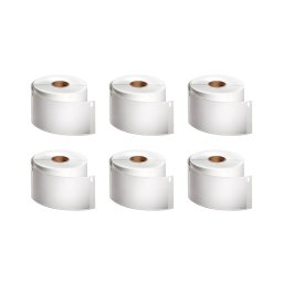 Set 6 role etichete DYMO LabelWriter albe 41 89 mm pentru ecusoane cu nume, vizitatori si evenimente 2234187
