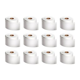 Set 12 role etichete DYMO LabelWriter albe 41 89 mm pentru ecusoane cu nume, vizitatori si evenimente 2234183