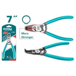 Cleste pentru sigurante externe TOTAL, cap indoit, 180 mm, industrial