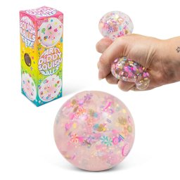 Set 3 bile antistres moi cu figurine surpriza, Petrecere amuzanta