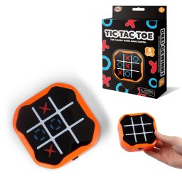 Joc digital X si O portocaliu cu 3 moduri de joc, compact