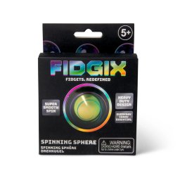 Jucarie antistres metalica Sfera Fidgix cu rotire lina si design compact