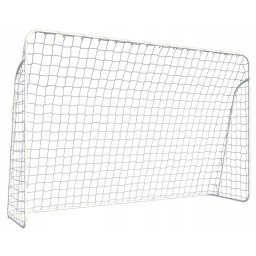 Poarta de fotbal cu plasa, cadru metalic, 300x200x120 cm, minge inclusa