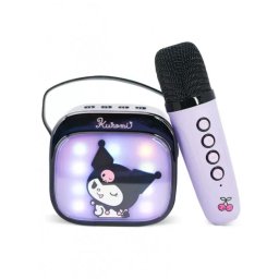 Microfon OCEANIA TRADING LTD Kuromi Popsing Led Light up Wireless Karaoke Speaker Mov