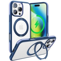 Husa Torras Apple iPhone 16 Pro Ostand R Fusion Bleumarin