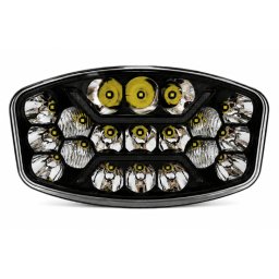 Proiector led auto dreptunghiular de 9 inch Off Road camion alb galben 12V 24V 19 LED
