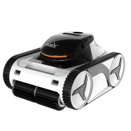 Robot cuaratare piscine fara fir Fairland X-Warrior X60, 110W, 10 Ah, SMART, Pana la 200 m², Autonomie pana la 6 h, Full-Inverter, 3D S Path, Alb