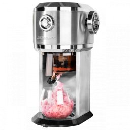 Aparat pentru deserturi cu gheață Gastroback Slushy & Ice Cream, 35 W, 200 ml, fin/grosier, 4 forme, inox