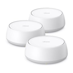 Router Wireless TP-LINK Deco BE25, 2 x LAN, 3 bucati, White