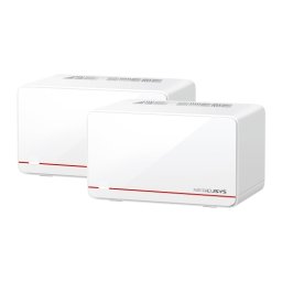 Router wireless MERCUSYS Halo H37BE, 3 x LAN, 2 bucati, White