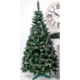 Brad Artificial Carpatin cu conuri 220 cm