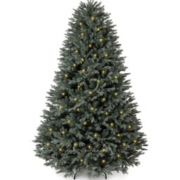 Brad Artificial Azula cu Leduri 3D+2D 250 cm