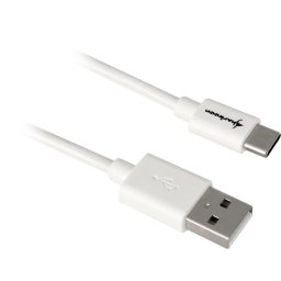 Sharkoon USB 2.0 A - USB C Adapter - white - 1.5m