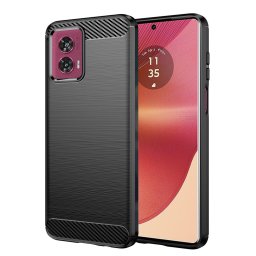 Husa Husa pentru Motorola Edge 50 Fusion - Techsuit Carbon Silicone - Black