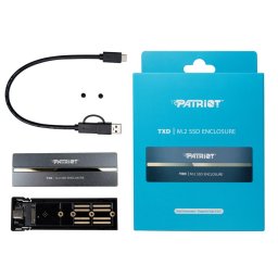 HDD Rack SSD enclosure PATRIOT MEMORY TXD M.2 NVME 1.3 up to 8TB (PV810UPNGM) Grey