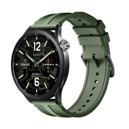 Smartwatch Watch S5 46mm Fluororubber + Nylon Strap Jungle Verde