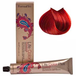 Vopsea de păr permanentă Farmavita Life Color Plus 8.66 Intense Red Light Blonde, 100 ml