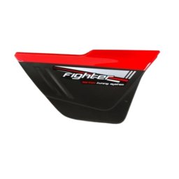 Capac lateral moped Fighter 2, culoare rosu negru