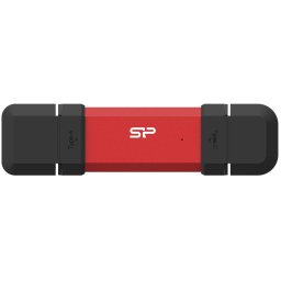 SILICON POWER 250GB DS72 USB 3.2 Gen 2 roșu SP250GBUC3S72VPR