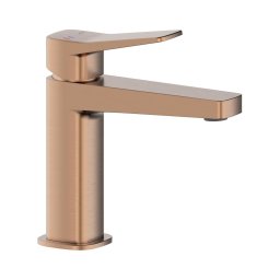 KFA Armatura 4522-815-34 - Baterie lavoar MALAGA cu ventil de scurgere, 15,9 cm, aur roz