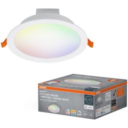 Osram - Downlight încastrat SMART+ LED RGB, dimmabil, 12W, 230V, Wi‑Fi