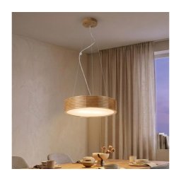 Brilagi - Lustra LED pe cablu CARVALHO MODERN 2xE27/60W/230V stejar Ø 37,5 cm