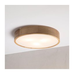 Brilagi - Lampă de tavan LED CARVALHO MODERN 3xE27/60W/230V, diam. 47,5 cm, stejar
