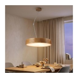 Brilagi - Lustră LED pe cablu CARVALHO MODERN 3xE27/60W/230V stejar diam. 47,5 cm